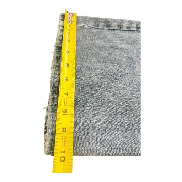 Good American Women's Organic Cotton High Rise Wide leg Medium Wash Sz 18 Jeans - Picture 12 of 13